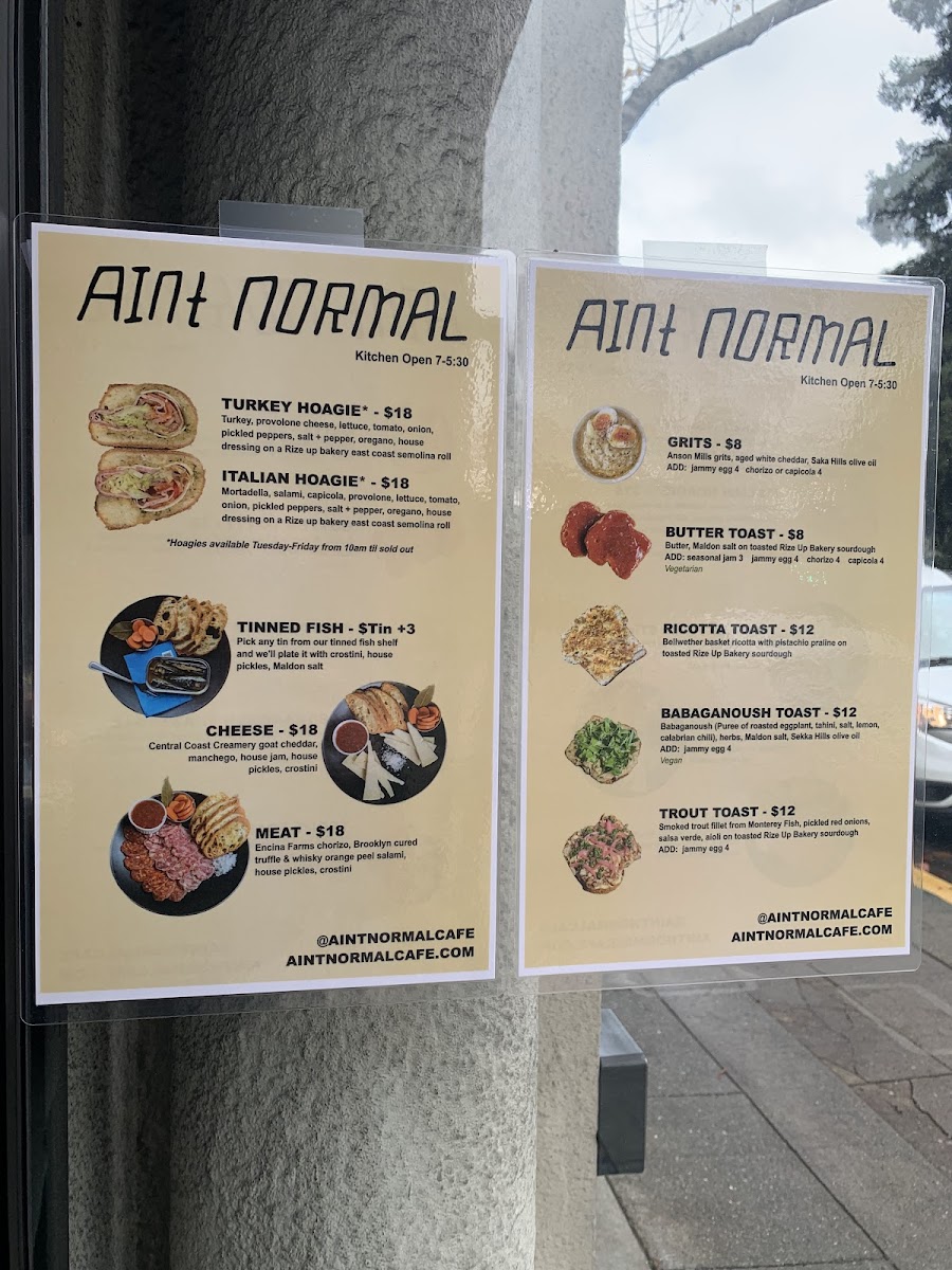 Menu Ain't Normal Cafe-2