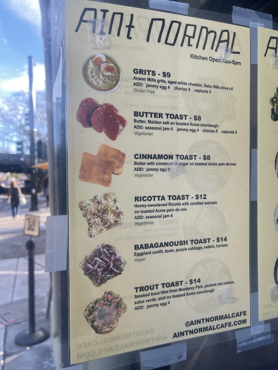 Menu Ain't Normal Cafe-4