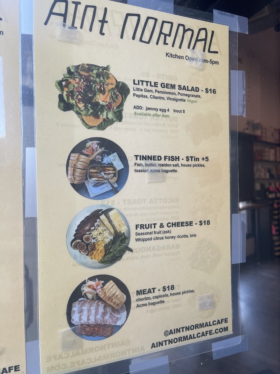 Menu Ain't Normal Cafe-6